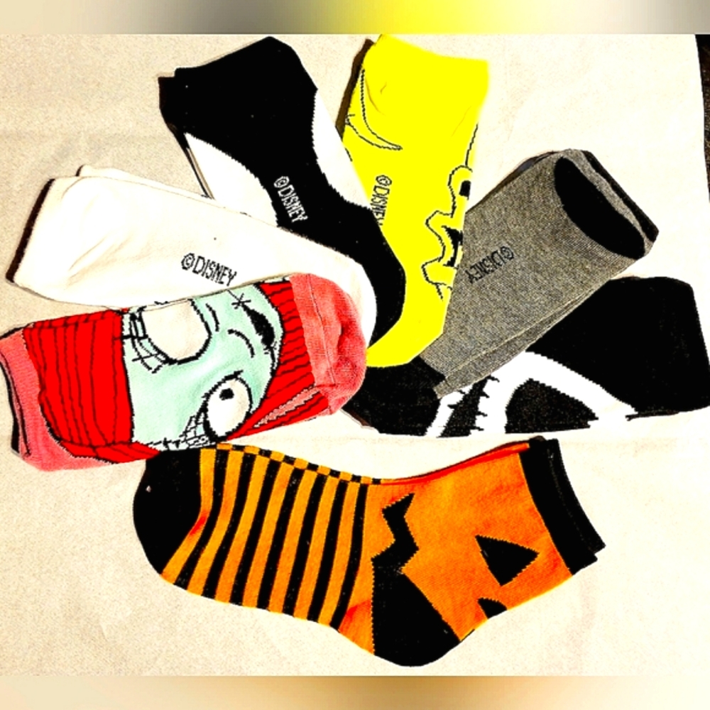 7 New Socks Disney's Nightmare Before Christmas